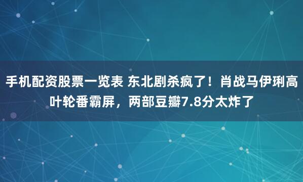 手机配资股票一览表 东北剧杀疯了！肖战马伊琍高叶轮番霸屏，两部豆瓣7.8分太炸了